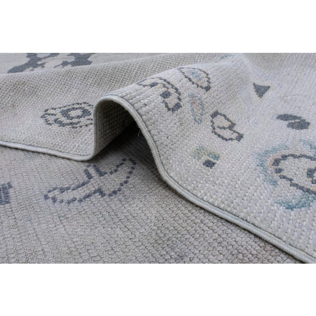 Brown Turkish Oushak Rug 2'9" x 7'7" For Sale - Image 8 of 8