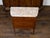 French French 19th Century Walnut Commode with Variegated Marble Top and Two Drawers For Sale - Image 3 of 8