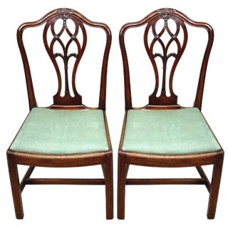 Set of 18th Century Georgian Side Chairs, 1780s For Sale