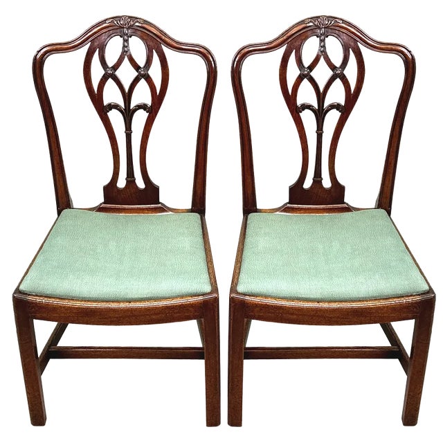 Set of 18th Century Georgian Side Chairs, 1780s For Sale
