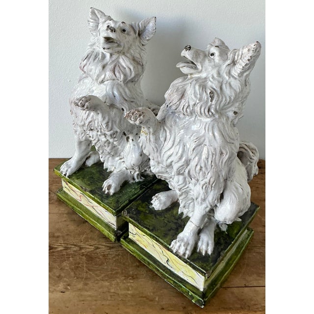 Inject a dose of grand whimsical charm into your home with this spectacular pair of monumental vintage Italian terracotta...