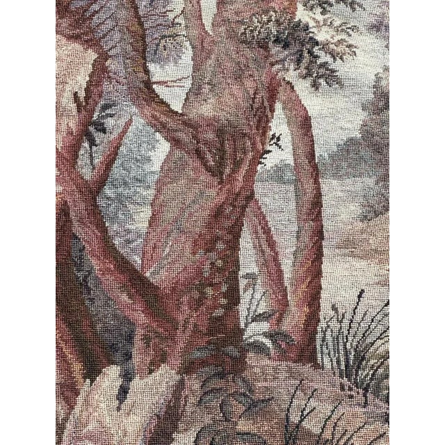 Vintage French Needlepoint Tapestry, 1950s For Sale - Image 13 of 18