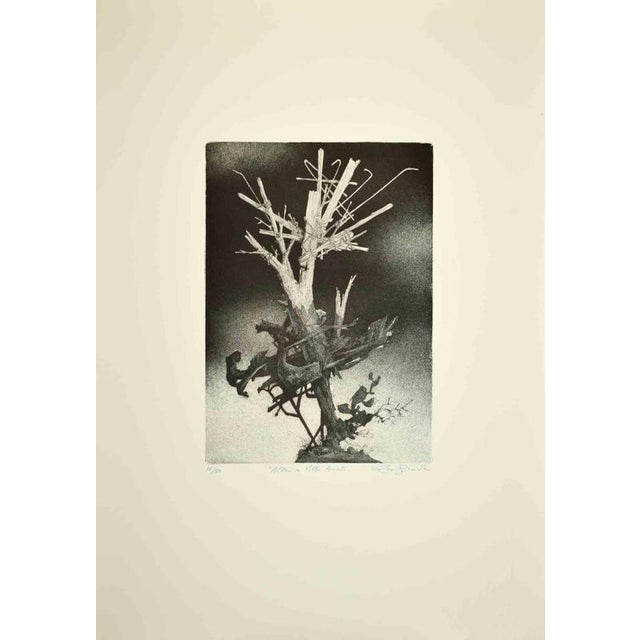 The Tree at Villa is an artwork realized by the Contemporary Italian artist Leo Guida (1992 - 2017) in the 1970s. Black...