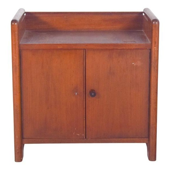 Small Art Deco Teak Bar Cabinet, 1920s For Sale - Image 11 of 11
