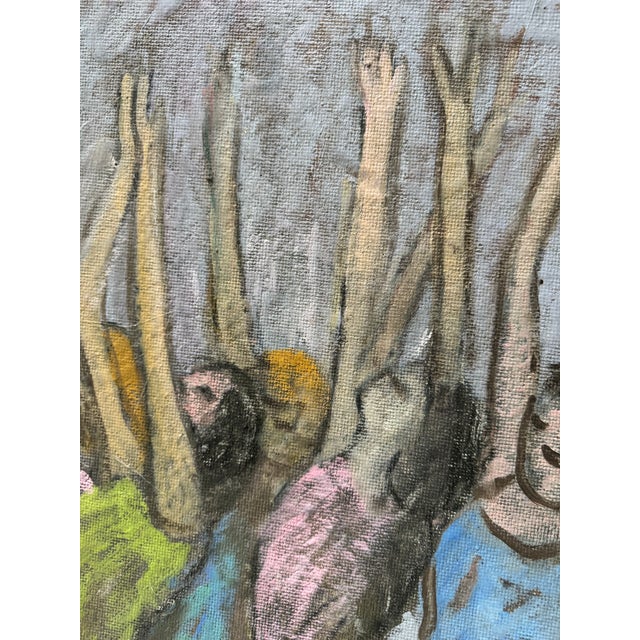 1980s Oil Painting of Women Dancing by Artist Otto Rothenberg (American, 1893-1992) For Sale - Image 5 of 7