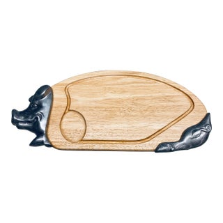 20th Century Carving & Serving Board Tray Platter For Sale