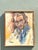 Mid 20th Century Vintage Boho Regone Pierokkis Portrait Oil on Canvas, Framed For Sale - Image 9 of 9