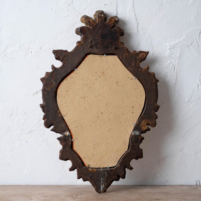 Italian Baroque Giltwood Mirror, C. 1800 For Sale - Image 9 of 9