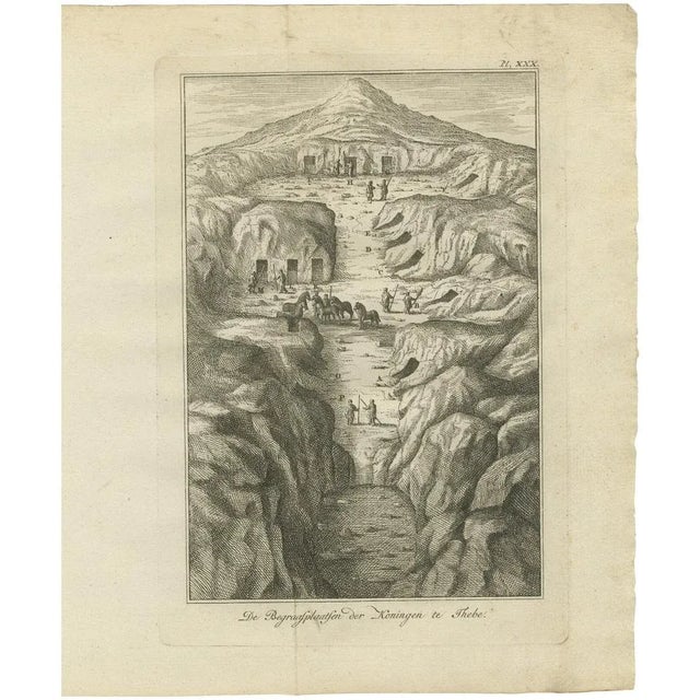 Royal Tombs in the Valley of the Kings, Thebes View, Egypt, 1776, Print For Sale - Image 10 of 10