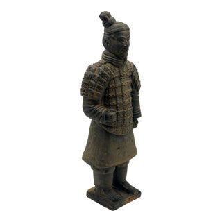 Vintage Chinese Terracotta Warrior Figurine Inspired by the Xi’an Army For Sale