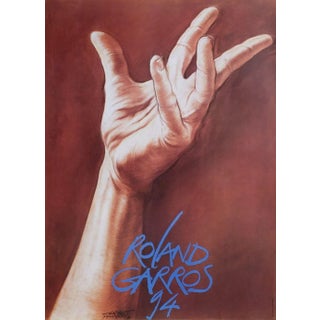 1994 Ernest Pignon-Ernest Roland Garros Poster For Sale