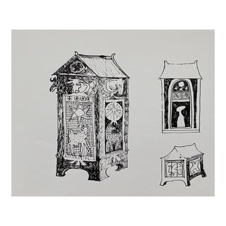 Ron Yrabedra Reliquary Study Drawing For Sale