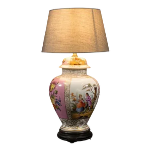 1970s Vintage Ceramic Decorative Lamp