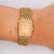 Patek Philippe Vintage Patek Philippe 18k Gold Ladies Champagne Dial Mesh Bracelet Watch For Sale - Image 4 of 14