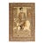 Vintage Brown Persian Tabriz Pictorial Horse Rug - 4' x 5'8" For Sale
