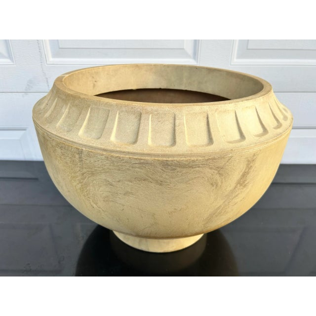 Architectural Pottery Large Vintage Fesco Planter For Sale - Image 4 of 10