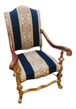 Antique Gold Gilt Large Chair