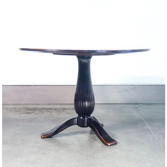 Round Wooden Table by Paolo Buffa, 1940s For Sale - Image 16 of 18