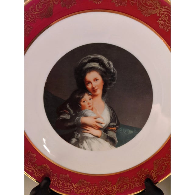Vintage Vigee LeBrun French Limoges Plate For Sale In Columbus - Image 6 of 8
