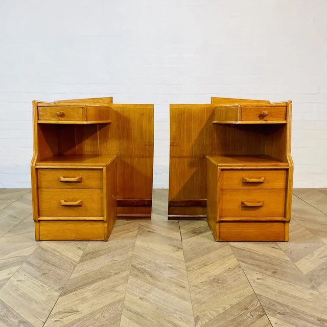 Mid-Century Brandon Nightstand by Victor Wilkins for G-Plan, Set of 2, 1950s, Set of 2 For Sale - Image 13 of 13