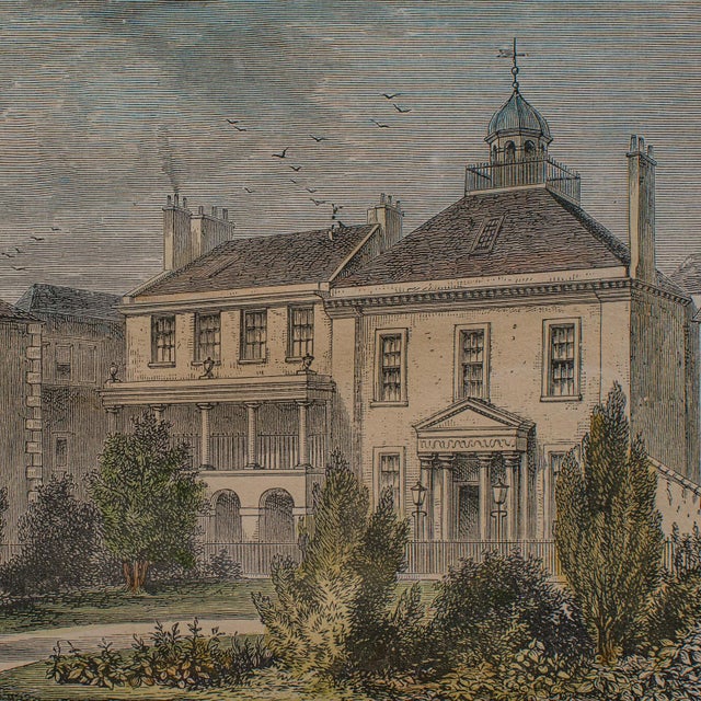 1900 - 1909 Antique Surgeon Square Picture, Edinburgh, Art, Medical Interest, Late Victorian For Sale - Image 5 of 9