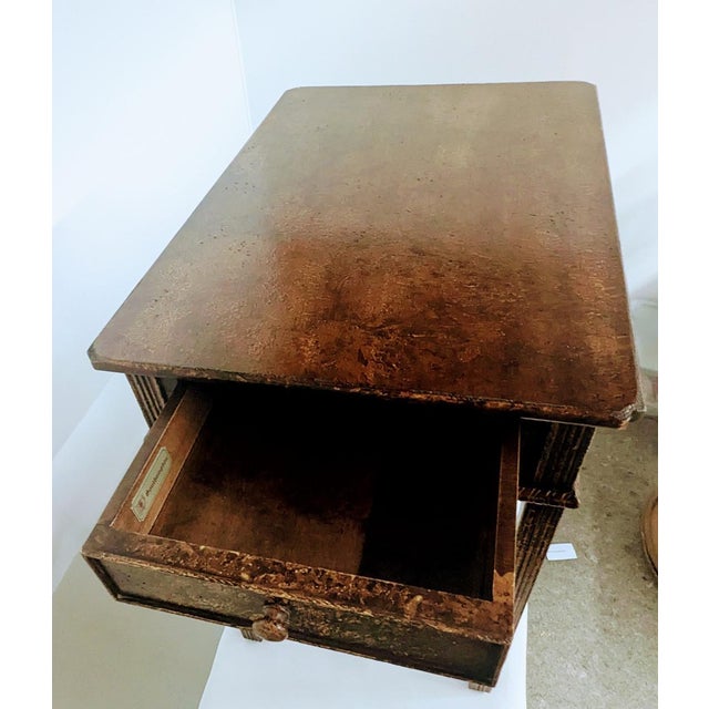 Vintage Southampton End Table With One Door Unique For Sale In Los Angeles - Image 6 of 12