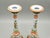 White Glazed Italian Candlesticks With Paw Feet, a Pair For Sale - Image 8 of 10