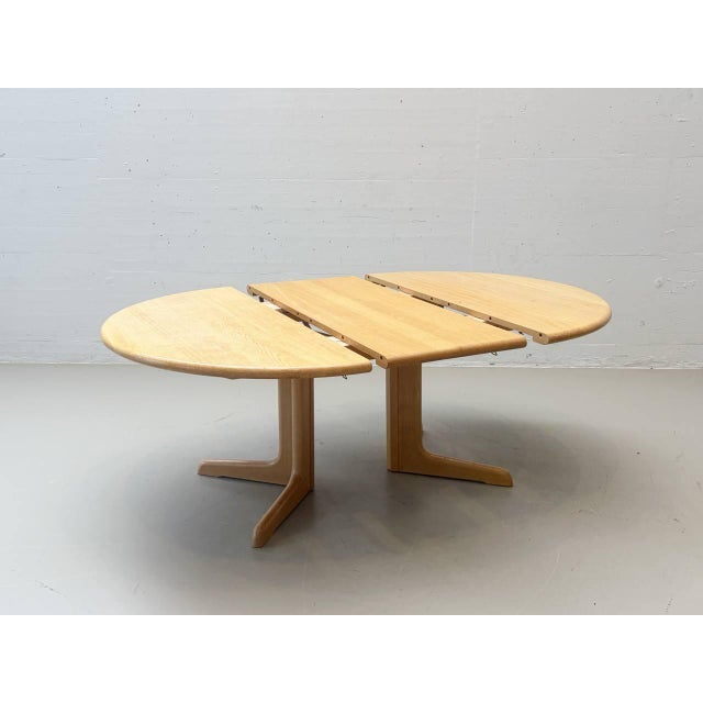 Vintage Swiss Extendable Table in Oak For Sale - Image 6 of 17