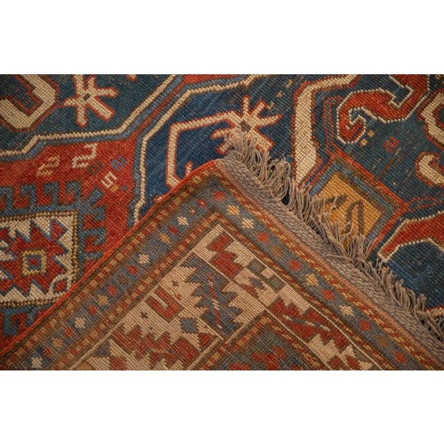 Old New House Antique Kazak Rug - 4'11" x 7'3" For Sale - Image 4 of 12