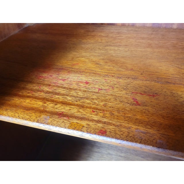 Mid-Century Art Deco Style Walnut Tall Boy, 1950s For Sale - Image 17 of 18