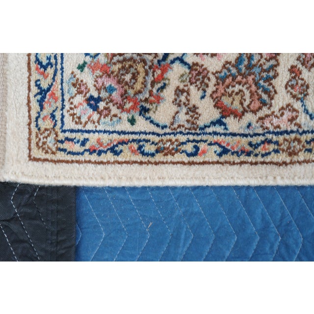 Karastan 100% Wool Floral Palmette Animal 738 Area Rug Carpet Mat 3' X 5' For Sale - Image 4 of 13