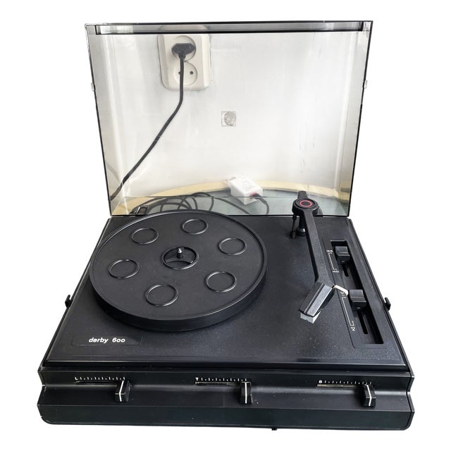 Vintage Bruns Derby 600 Turntable, GDR, 1970s For Sale