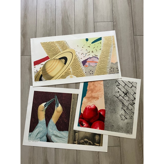 Michael Knigin Lot of 3 Original Lithographs, Signed, Numbered, Dated 1980 For Sale - Image 11 of 11