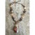 Late 20th Century Vintage Boho Multi-Gemstone Necklace With Pendant For Sale - Image 5 of 12