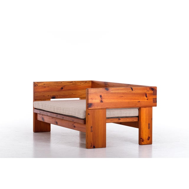 Brown Two-Seater Sofa by Roland Wilhelmsson, 1970s For Sale - Image 8 of 16