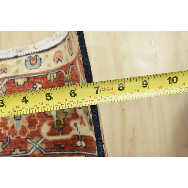 Ziegler Rug 9’1” X 12’3” Blue Wool Traditional Hand-Knotted Oriental Carpet For Sale - Image 11 of 12