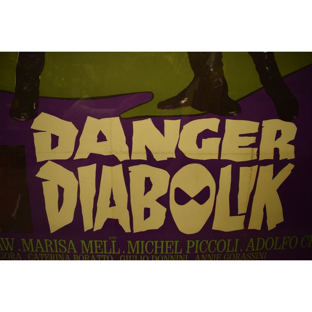 Danger Diabolik 1968 Italian Movie Poster For Sale - Image 10 of 11