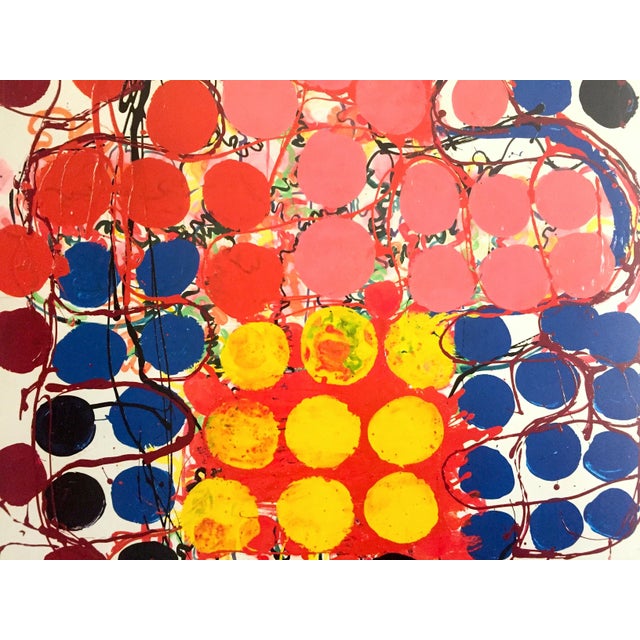 2010s Atsuko Tanaka Abstract Modernism Museum Exhibition Poster Print " Work " 1957 For Sale - Image 5 of 12