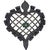 Hand-Forged Wrought Iron Heart Wall Decor (Ruffled Edge & Lattice Design) Antique Copper Finish For Sale - Image 9 of 9