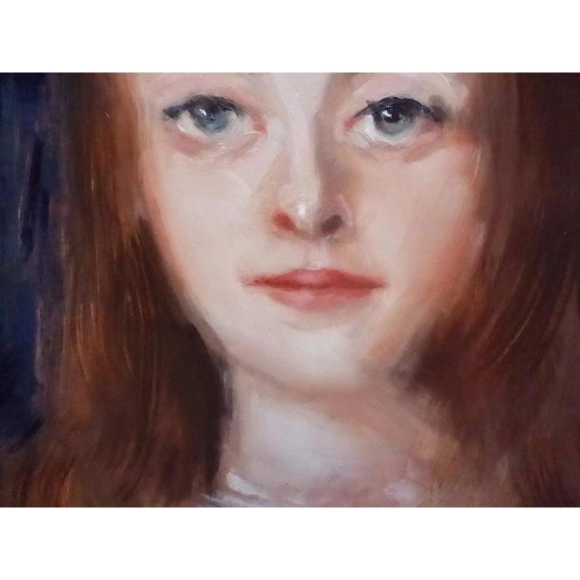 Barnden, Portrait of a Lady, Late 20th Century, Oil Painting on Board, Framed For Sale - Image 7 of 14