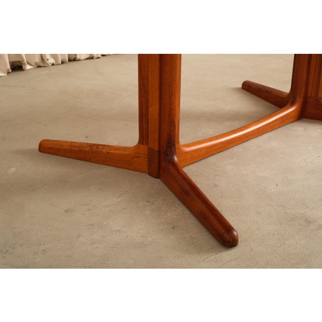 Teak Dining Table by Edvard Valentinsen for Funiture Factory Ringe, Denmark, 1960s For Sale - Image 9 of 17