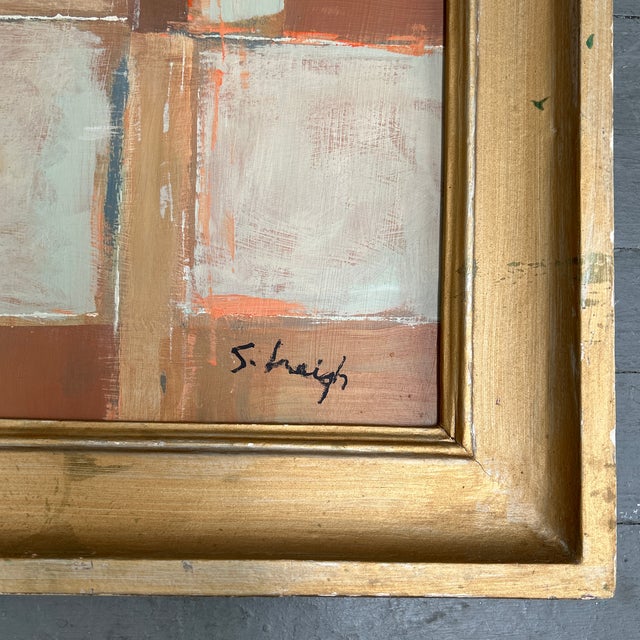 Abstract Contemporary Original Stephen Heigh Abstract Painting “Terra Cotta” For Sale - Image 3 of 5