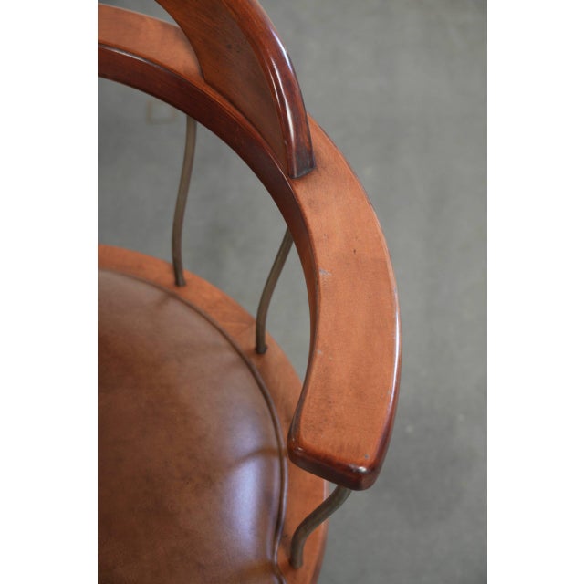 Vintage Swivel Schuitema Chairs with Cowhide Leather Seat, Set of 3 For Sale - Image 12 of 18