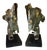 20th Century Bronze Nude Male Sculptures, Set of 2 For Sale