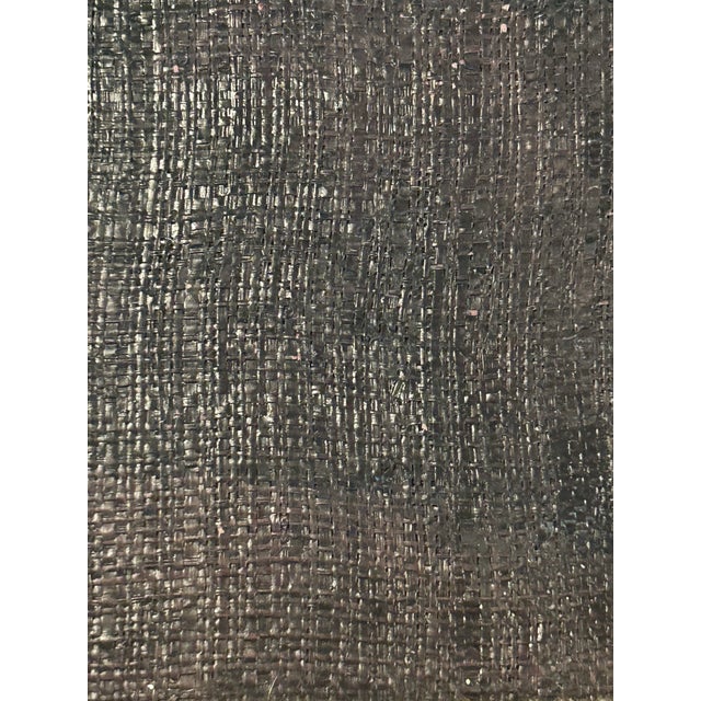 Vintage British Colonial Style Faux Bamboo Tortoise Finish Writing Desk With Matching Chair For Sale - Image 11 of 12