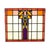 1930s Art Deco Amsterdam School Stained Glass Window, 1930s For Sale - Image 5 of 16