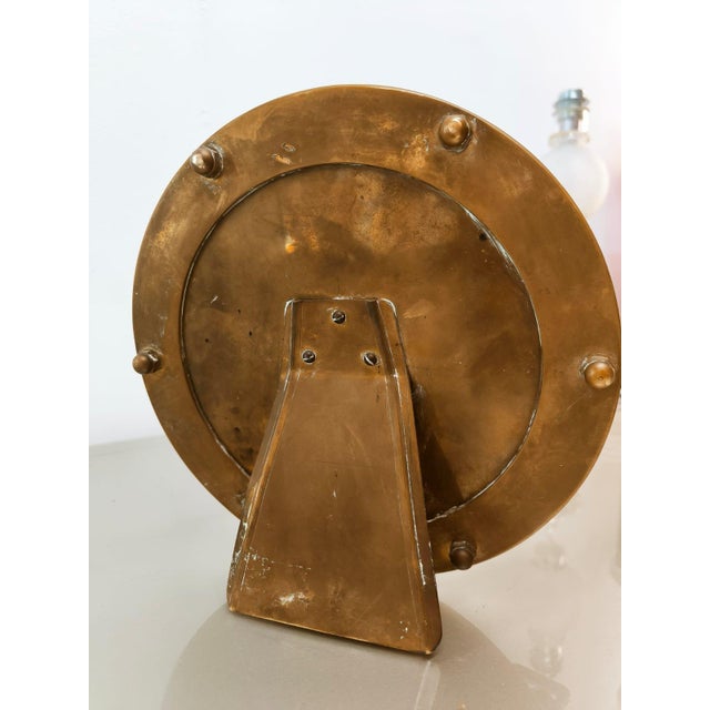 Naval Porthole Photo Holder in Brass, in Very Good conditions. Designed 1960 to 1969