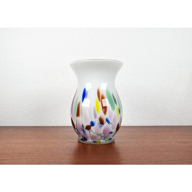 Postmodern Art Glass Vase by Hans Jürgen Richartz for Richartz Art Collection, 1980s For Sale - Image 9 of 13