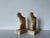 Beige Vintage Carved Marble Horse Head Bookends - A Pair/ Sold For Sale - Image 8 of 11