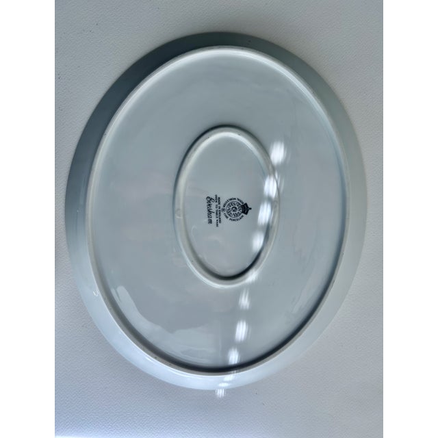 Mid 20th Century Royal Worcester Evesham Gold Platter & Bowl For Sale - Image 16 of 18